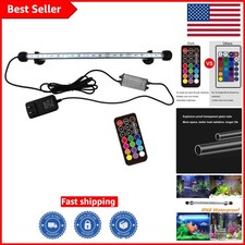 Amphibious 15-Inch LED Fish Tank Light with Sucker Mount - Waterproof Design