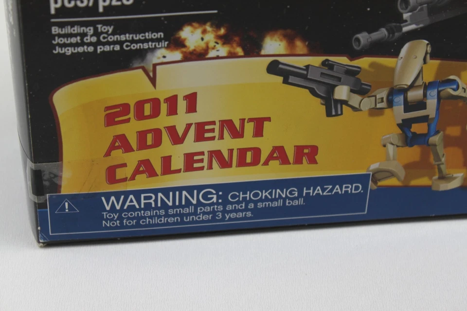 NISB LEGO Star Wars: Star Wars 2011 Advent Calendar (Item #7958) w Santa Yoda - Image 2 of 4