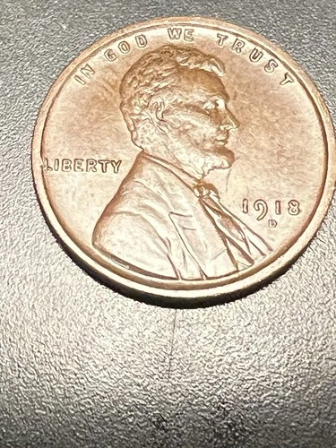 1918-D Lincoln Cent Stunning Light Brown Toning  Bu ++ Choice ***Lot~A~88***