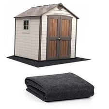 Outdoor Storage Shed Mat, Waterproof Storage Shed Flooring Mat, 8.2 x 8.2 FT