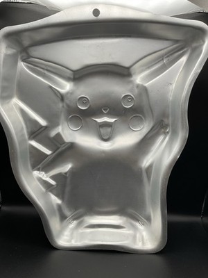 Vintage Pikachu Wilton Pokémon Birthday Cake Pan Tin Mold USED 1998