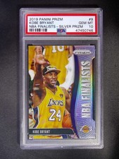 2019-20 Panini Prizm Kobe Bryant #9 NBA Finalists Silver PSA 10