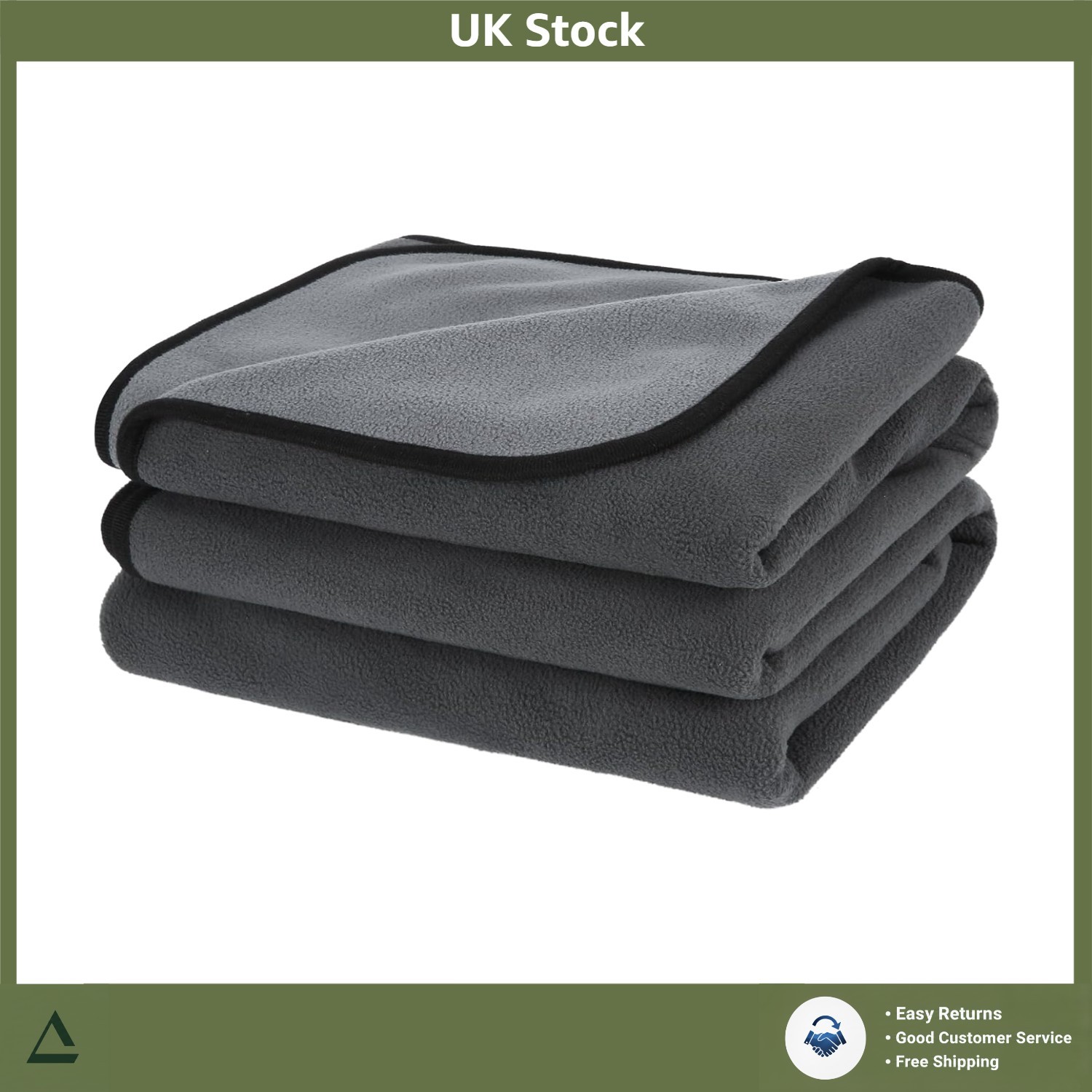 Plush Waterproof Reversible Dog Blanket Washable Pet Throw 152x127cm 60x50in