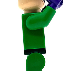 The RIddler dark green zipper suit DC Lego Minifigure 76012