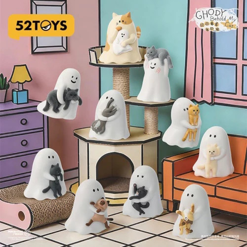 Ghody Behold My Cat GID Ghost Figure Series 52Toys 2-Inch Mini
