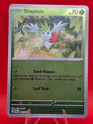 SHAYMIN 003/088 UC PERFECT ORDER POKEMON REVERSE HOLO NM/M SHAYMIN