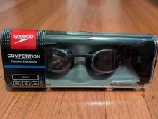 Speedo Fastskin Elite Mirrored Goggles, Black - 7508025