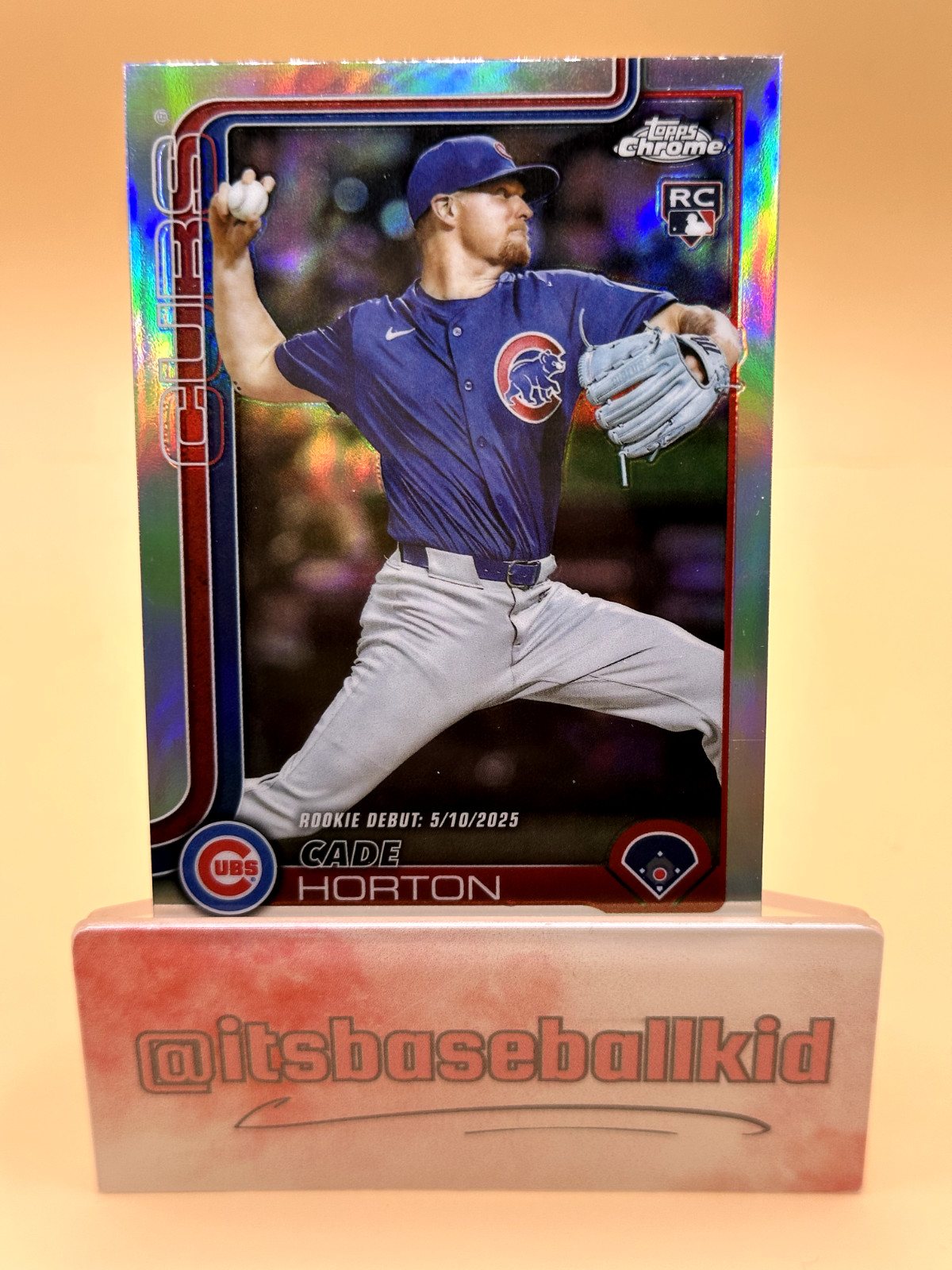 2025 Topps Chrome Update Series - Cade Horton #USC63 Refractor (RC)