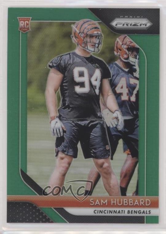 2018 Panini Prizm Rookie Green Prizm Sam Hubbard #266 2qw