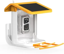 G03 Bird Feeder with Camera - Solar Powered Outdoor Birdhouse Cam with Full-Colo