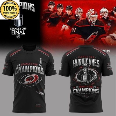 Hurricanes 2026 Stanley Cup Final Champins T-Shirt - All Size