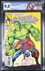 Amazing Spider-man #382 Custom LABEL 1993 WP Hulk & Doc Sampson App!! CGC 9.0 🔥