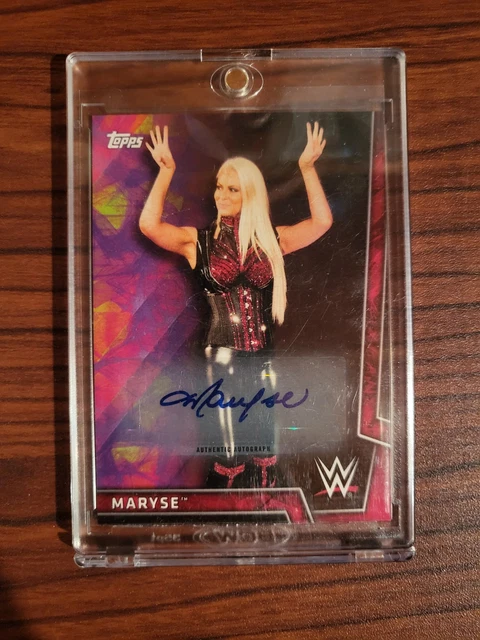 WWE Topps Woman's Division Maryse Auto 1/1