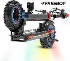 Freeboy Electric Scooter 48v 1200W For Adult 11"Off Road Fat Tires Fast Speed pL