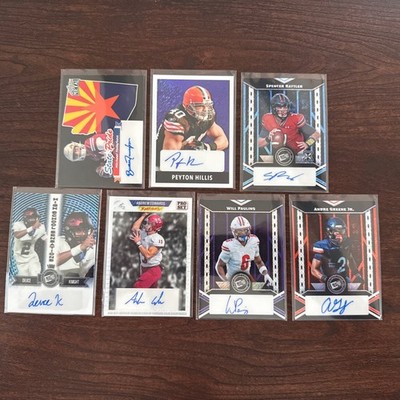 Lot Of 7 Auto 2022 Leaf Draft and Onyx Vintage  