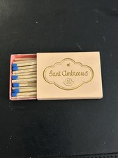 Sant Ambroeus  NYC Matchbox excellent