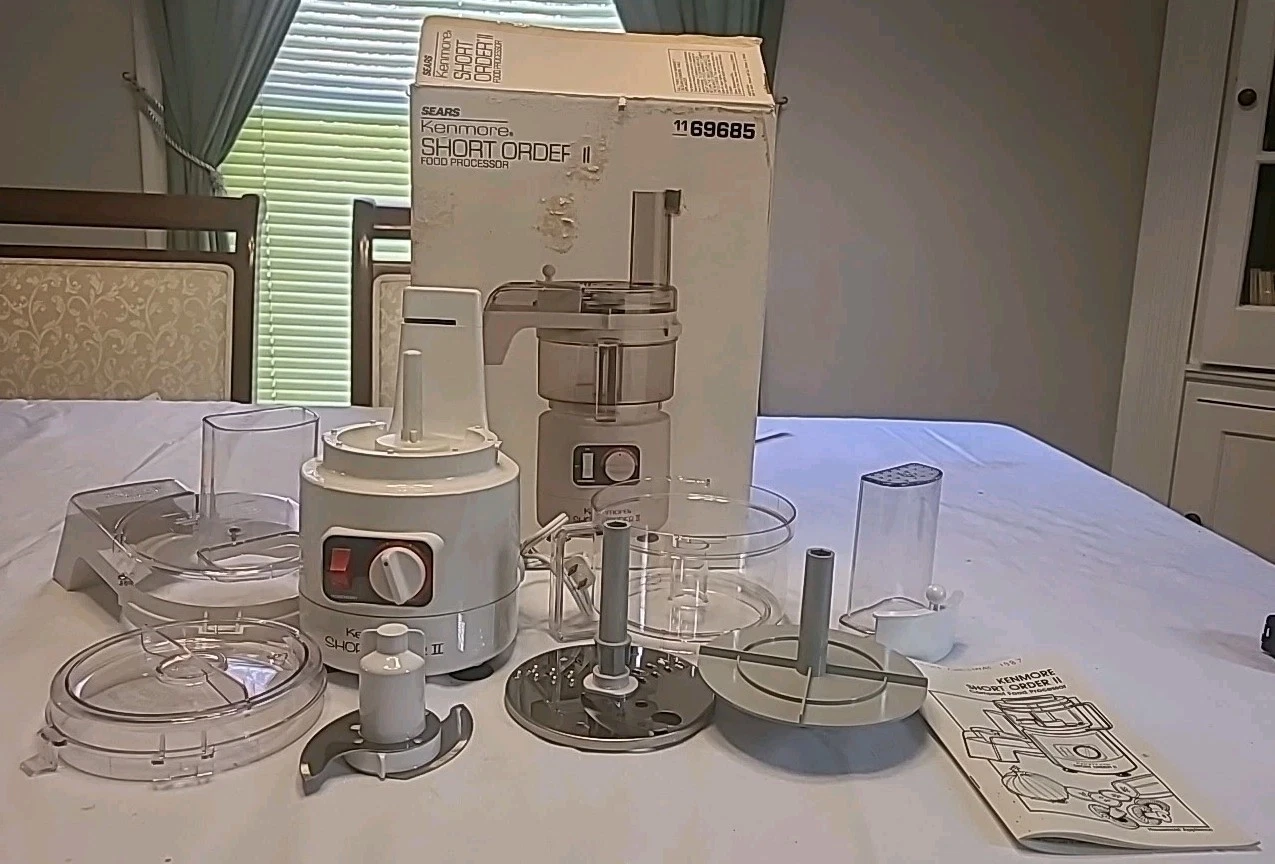 Kenmore Short Order II electric food chopper - Complete Set - Tested