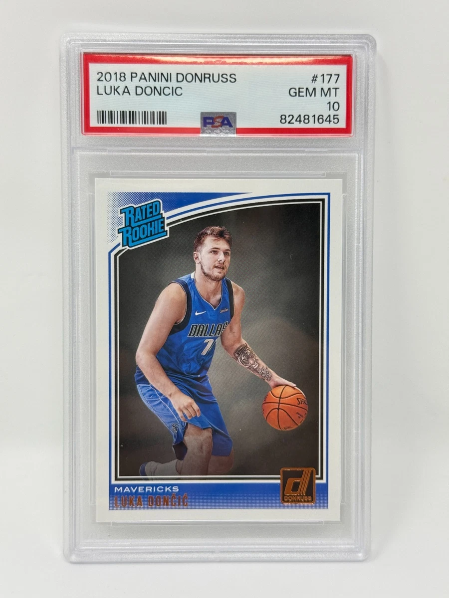 Luka Dončić 10 Graded Basketball Rookie Sports Trading Cards