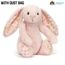 Jellycat Blossom Blush Bunny “Cherry” Medium 31cm Plush Toy NWT w/ Dust Bag