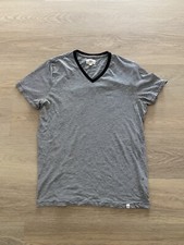 Adriano Goldschmied (AG Jeans) Grey/black Stripe T- Shirt. Made In USA. Men’s M