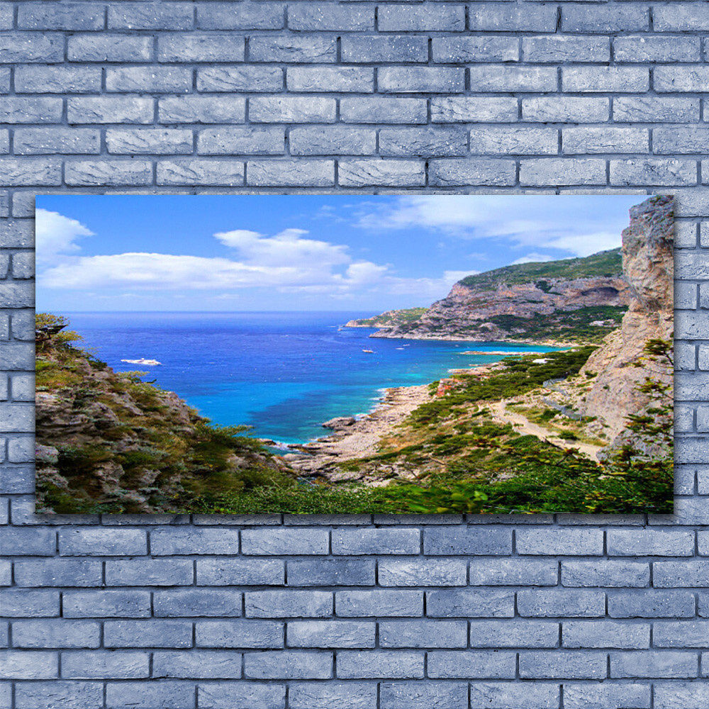 Tableau sur Plexiglas® de 140x70 cm au rendu galerie d'art moderne