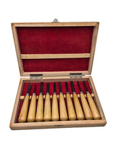 Vintage Collectible Large Set of Wood Carving Tools USSR Wood Carving Set 12pcs