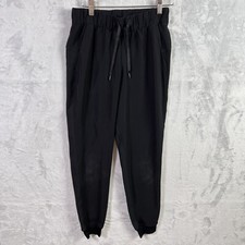 Lululemon On The Fly Joggers Women's 2 Black FLAW Athletic Athleisure Workout