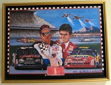 Framed Jeff Gordon Autograph Replica Print Framed Jeff Gordon Autograph Replica Print