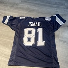 RAGHIB ROCKET ISMAIL  BLUE CUSTOM SIGNED JERSEY Size XL
