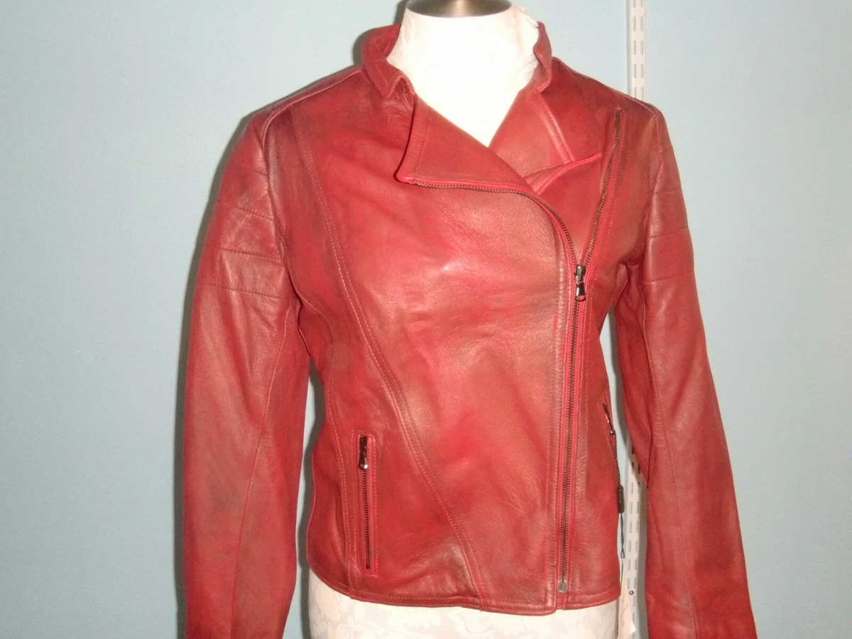 Cranberry leather jacket sale