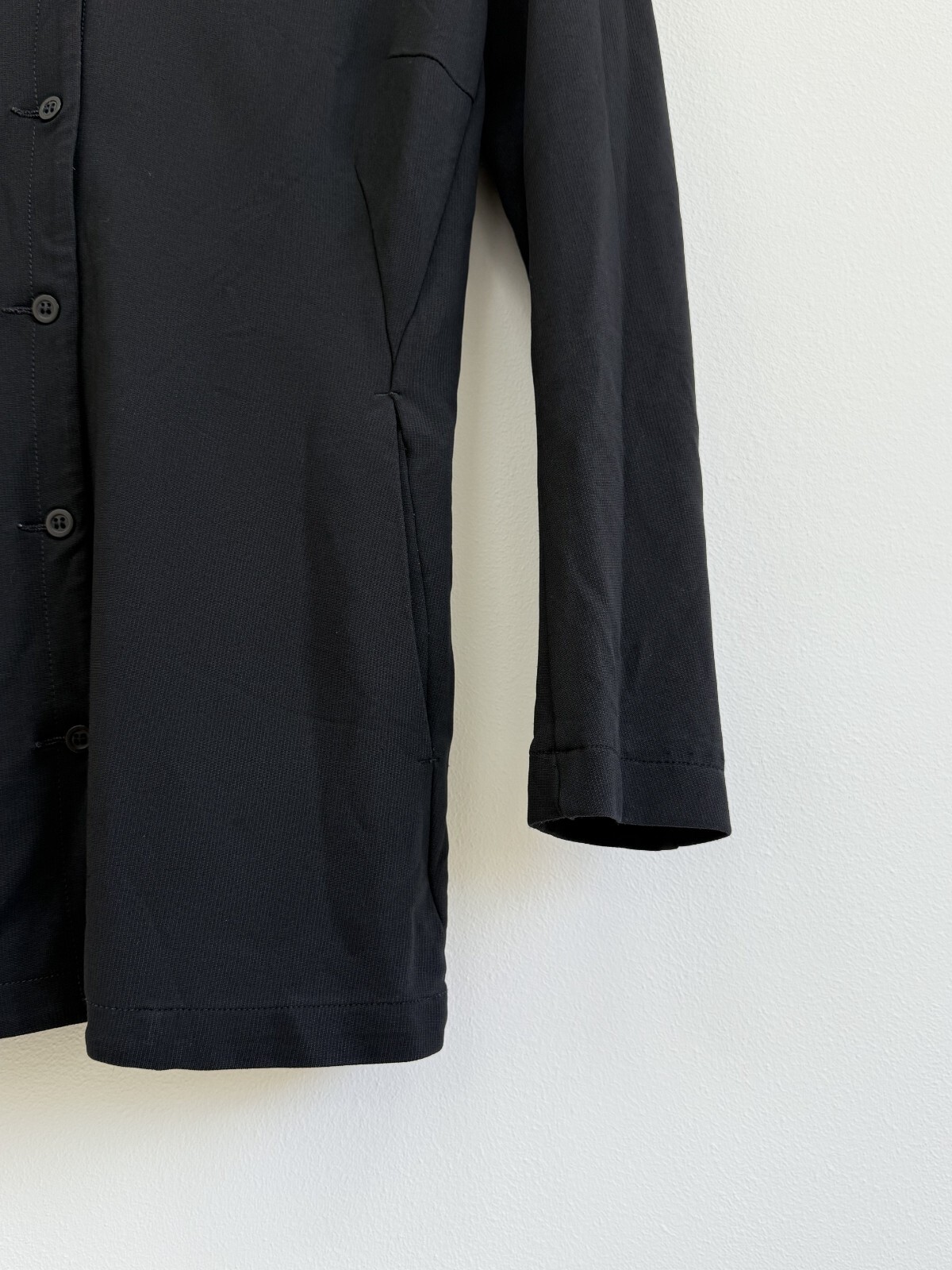 Transit Par Such Black Button Lite Jacket Size 2 - image 4