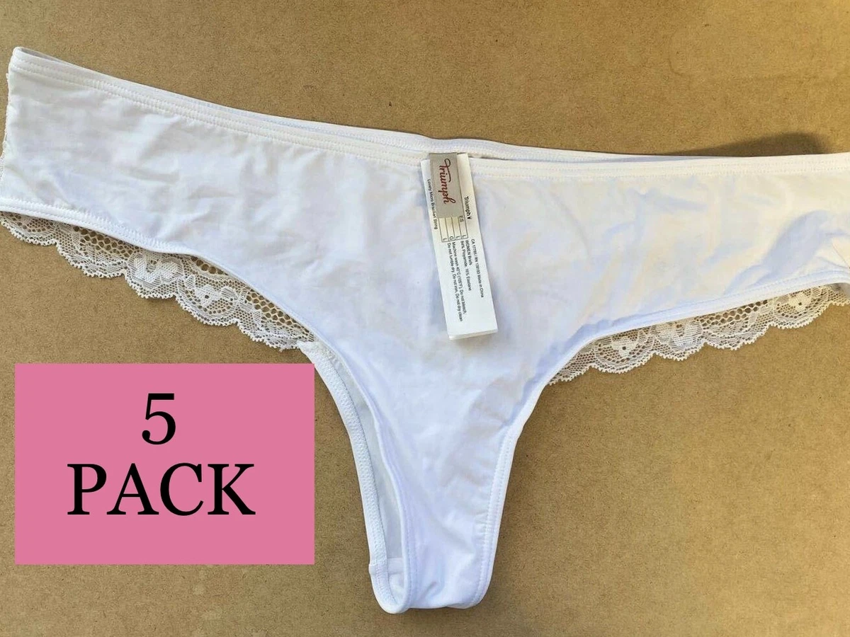 5 X G strings thong underwear panties size 10,12,14,16 S M L XL Assorted