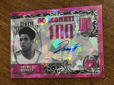 JOSHUA JOSH MINOTT 2021-22 Leaf METAL Autograph #7/15 TIMBERWOLVES MEMPHIS