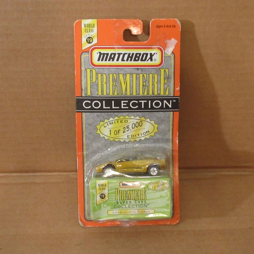 Matchbox Premiere Collection Lamborghini Diablo Super Cars, seria 19 złota