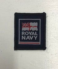 British Royal Navy TRF Badge, RN MTP Patch, Army Military Hook & Loop