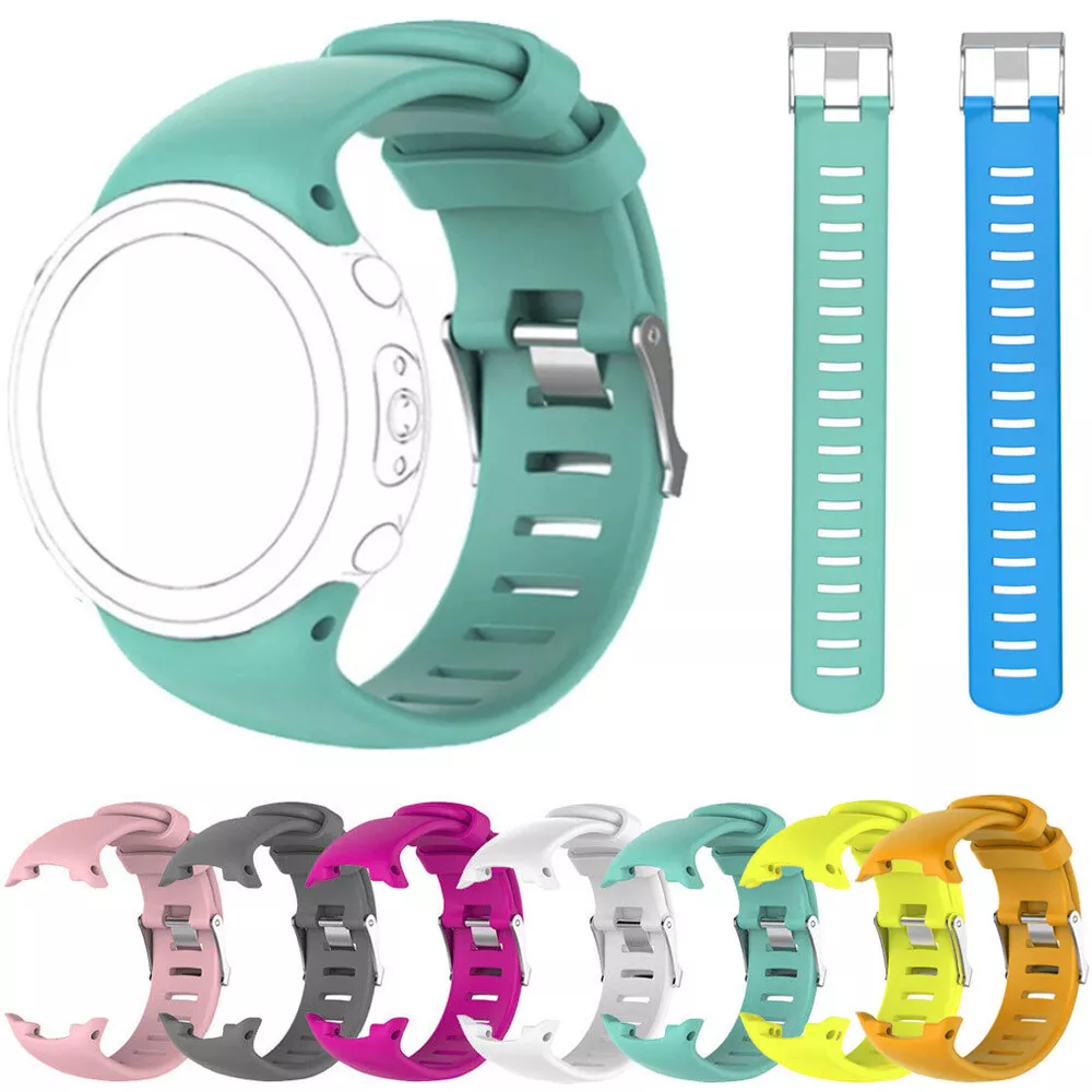 Replacement Silicone Watch Wrist Band Strap With Tool for Suunto