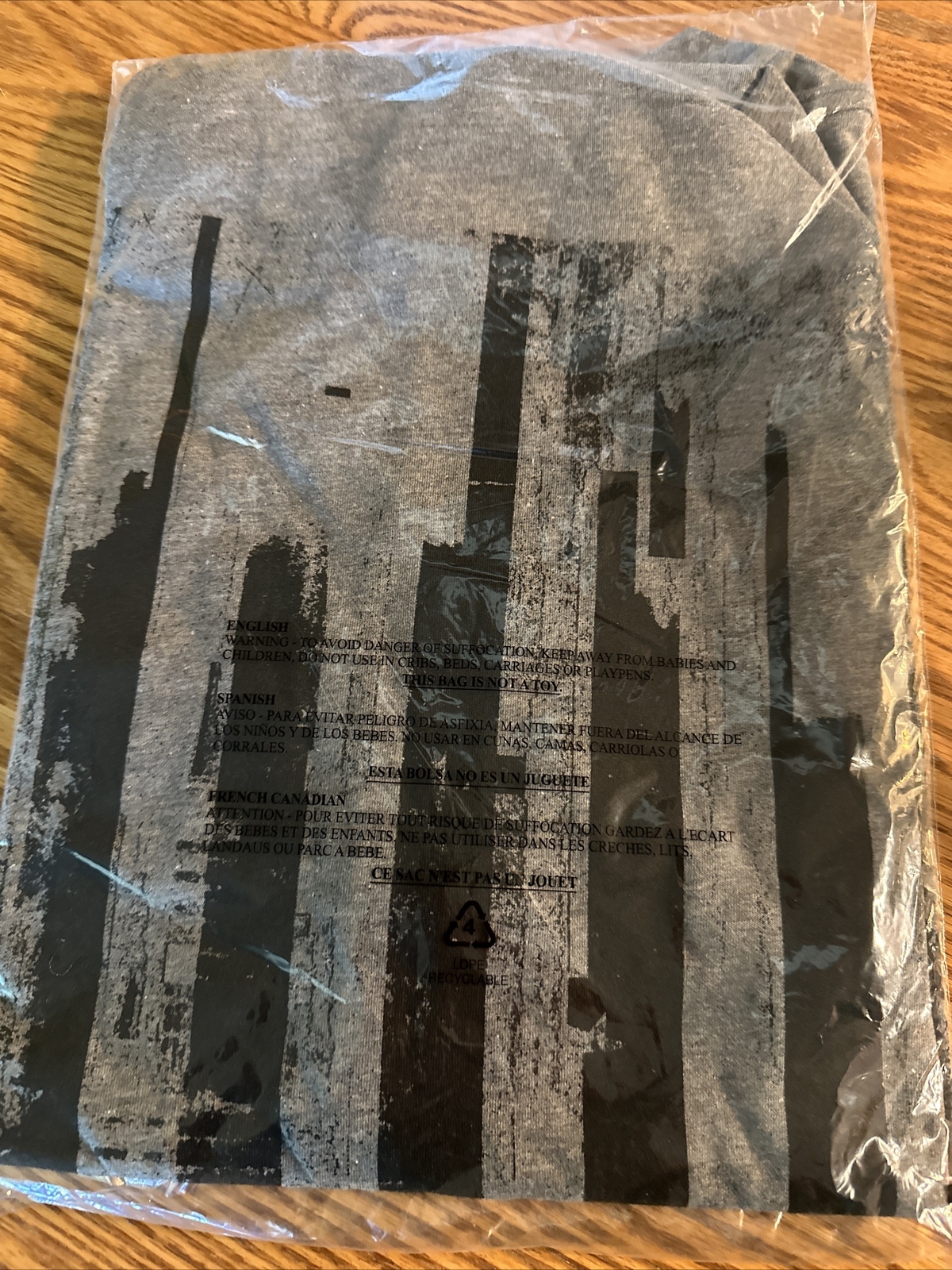 Big Tall Graphic T Patriotic American Flag Graphite Size LT 