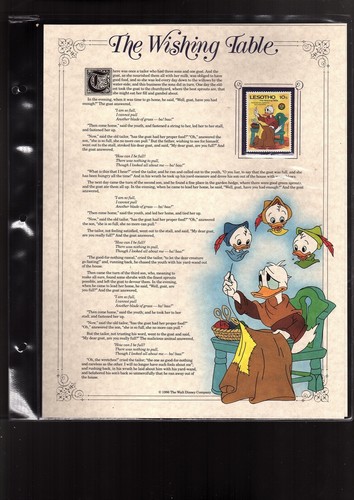 Disney Grimm's Fairy Tales Panel Collection Postal Stamp Book 14 Stamps (bb17 - Picture 14 of 16