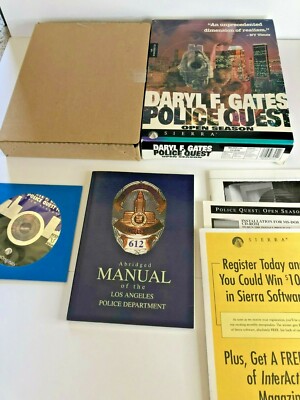 Police Quest 4 PC DOS - Boîte Neuve Et Scellée ! Un Jeu De Rôle Culte