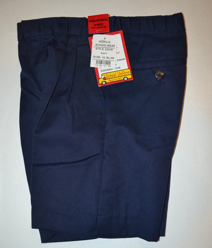 REEDFLEX SCHOOLWEAR Shorts Navy 10 Slim NWT - Picture 1 of 2