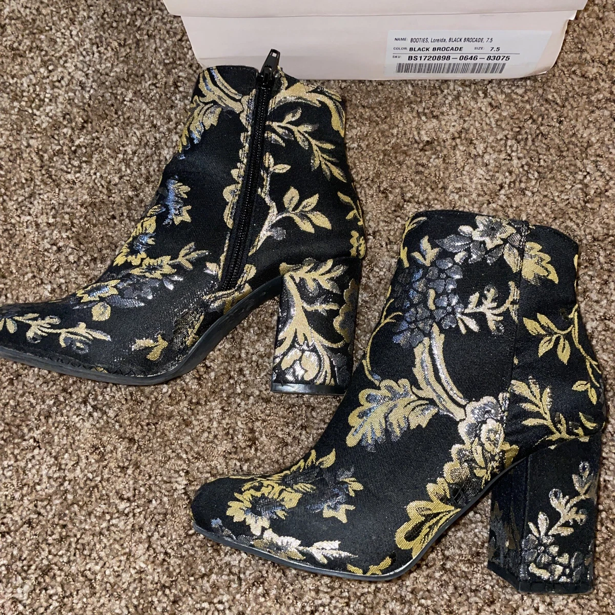 Justfab shop floral boots