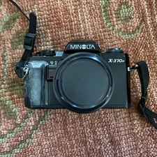 Minolta X-370n 35mm SLR Film Camera with MD 50mm F1.7 lens