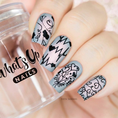 Whats Up Nails Jumbo Clear Stamper & Scraper For Stamped Nail Art - Picture 6 of 12