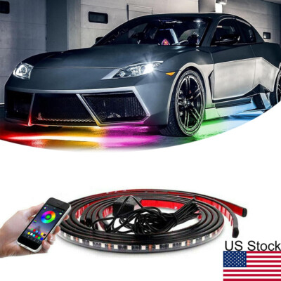 RGB JDM Neon LED Atmosphere Light APP Control Chassis Underbody Underglow Lamp