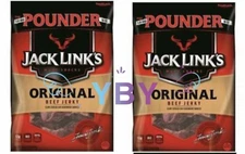 2 Packs Jack Link's Original Beef Jerky 16 oz Each Pack