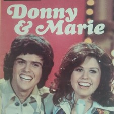 Donny  Marie Osmond Golden All Star Book Vintage 1977 TV