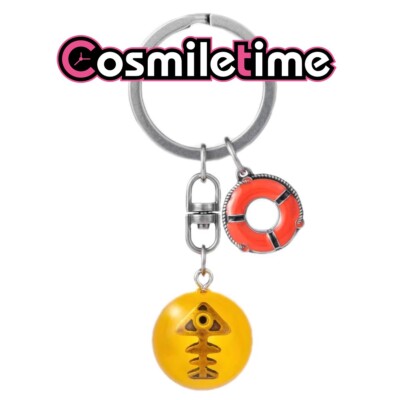 Splatoon 3 Squid Neon Octopus Metal Keychain Keyring Pendant Cosplay Anime YZ