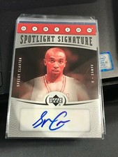  2006-07 Upper Deck Ovation Spotlight Signature #SC Speedy Claxton!
