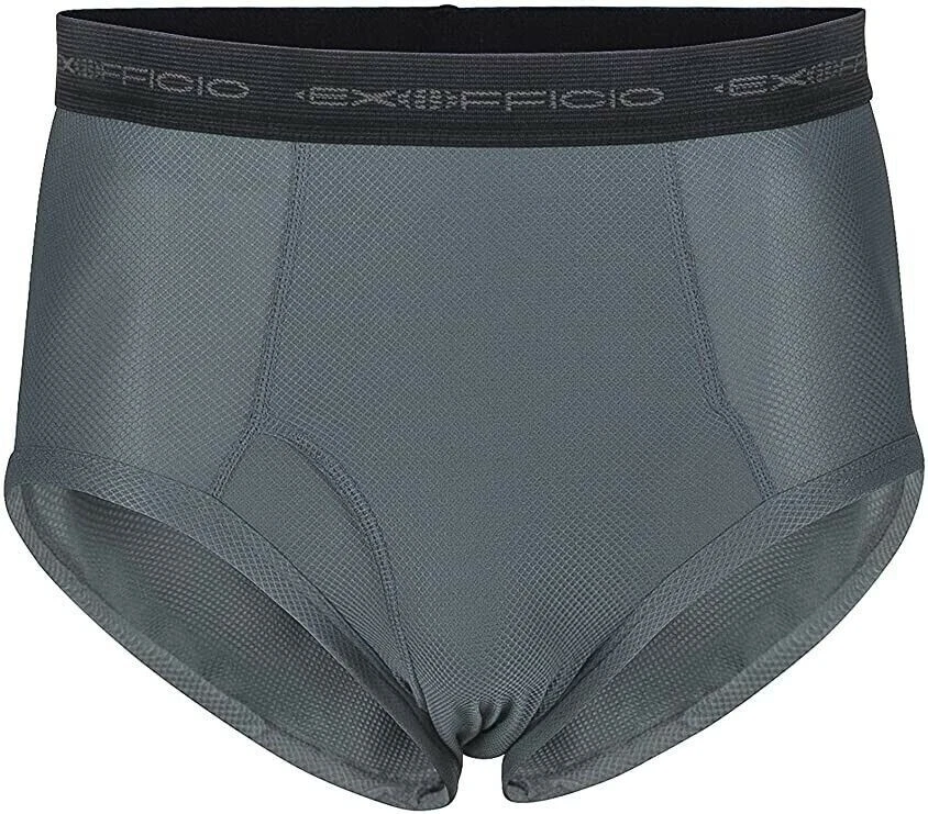 NWT Men s ExOfficio Charcoal 2XL Classic Briefs Underwear Shorts 1241 2173 new