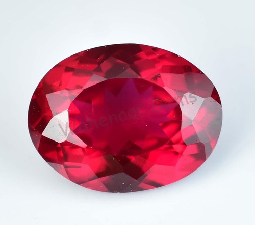 4.15 Ct Natural Blood Red Ruby Oval Certified Mozambique Stunning Gemstone - Picture 2 of 6